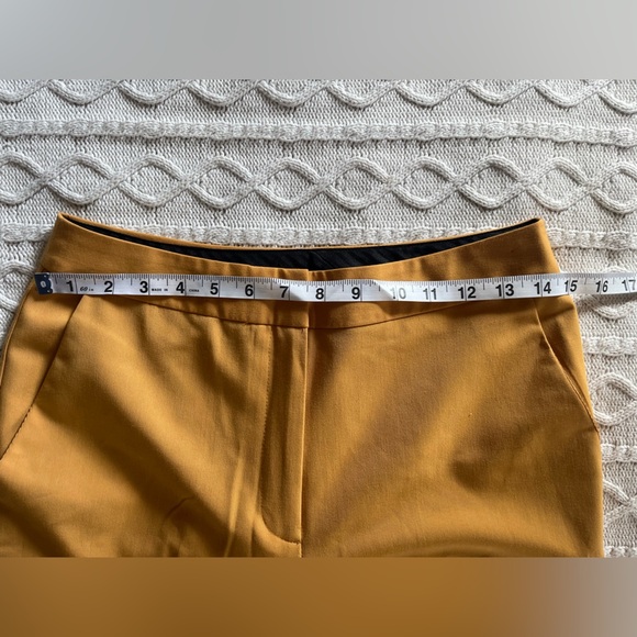 Topshop Golden Yellow Designer Slacks Women’s Size 6 - Picture 15 of 15